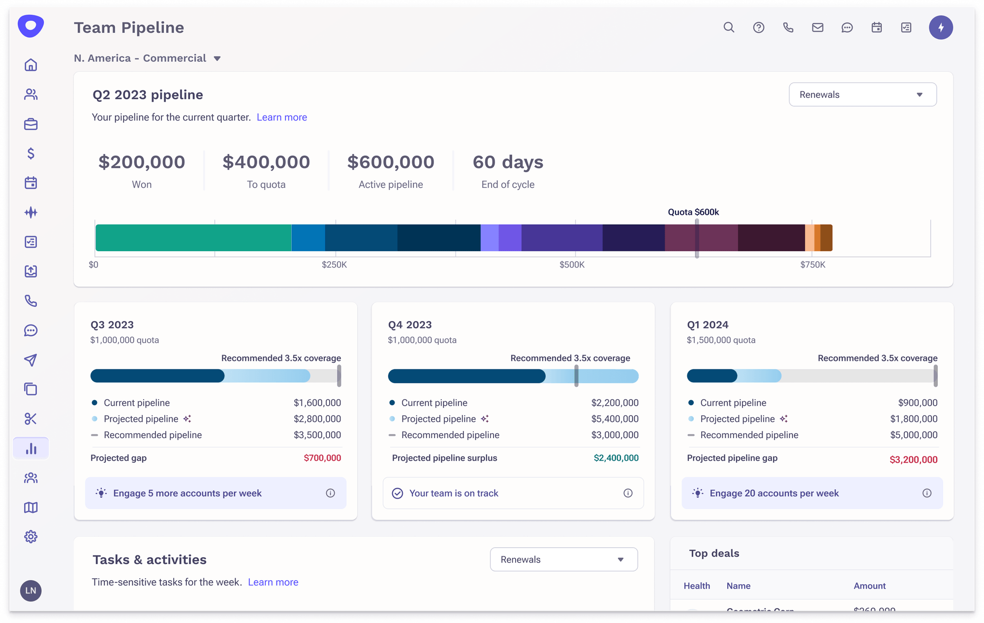 Quarter Cards Design